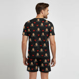 Pijama Curto Masculino Personalizado com fotos